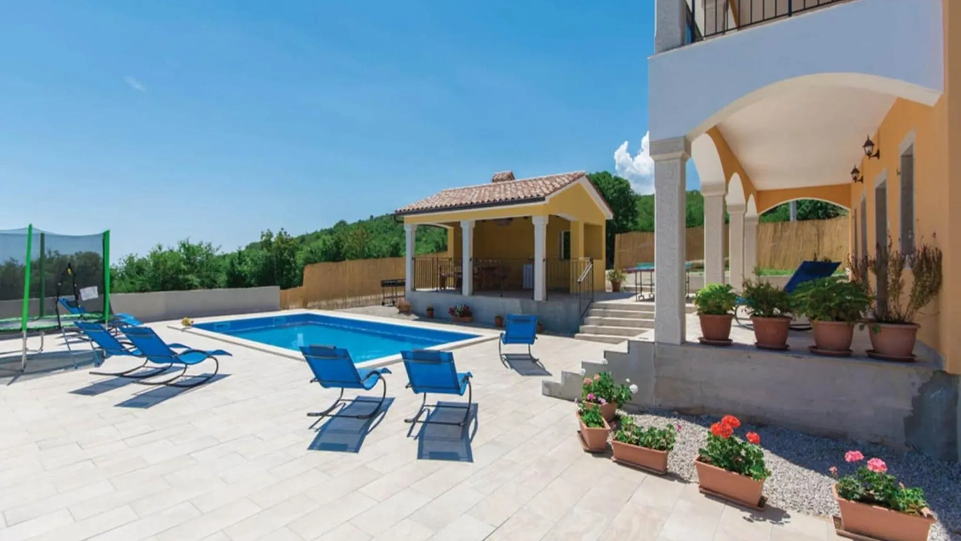 Villa With Private Pool & Sea View Koromačno